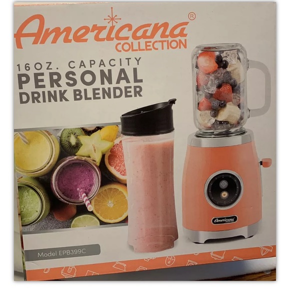 Americana by Elite Retro Personal Blender NEW IN BOX - Picture 3 of 8